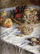 Claude Monet Pears and grapes oil painting reproduction